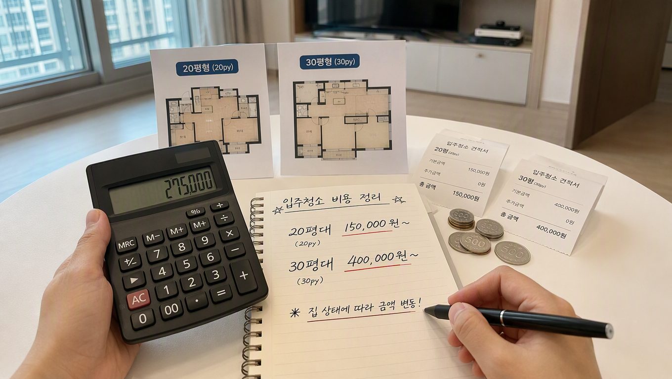 영등포입주청소 예약 팁