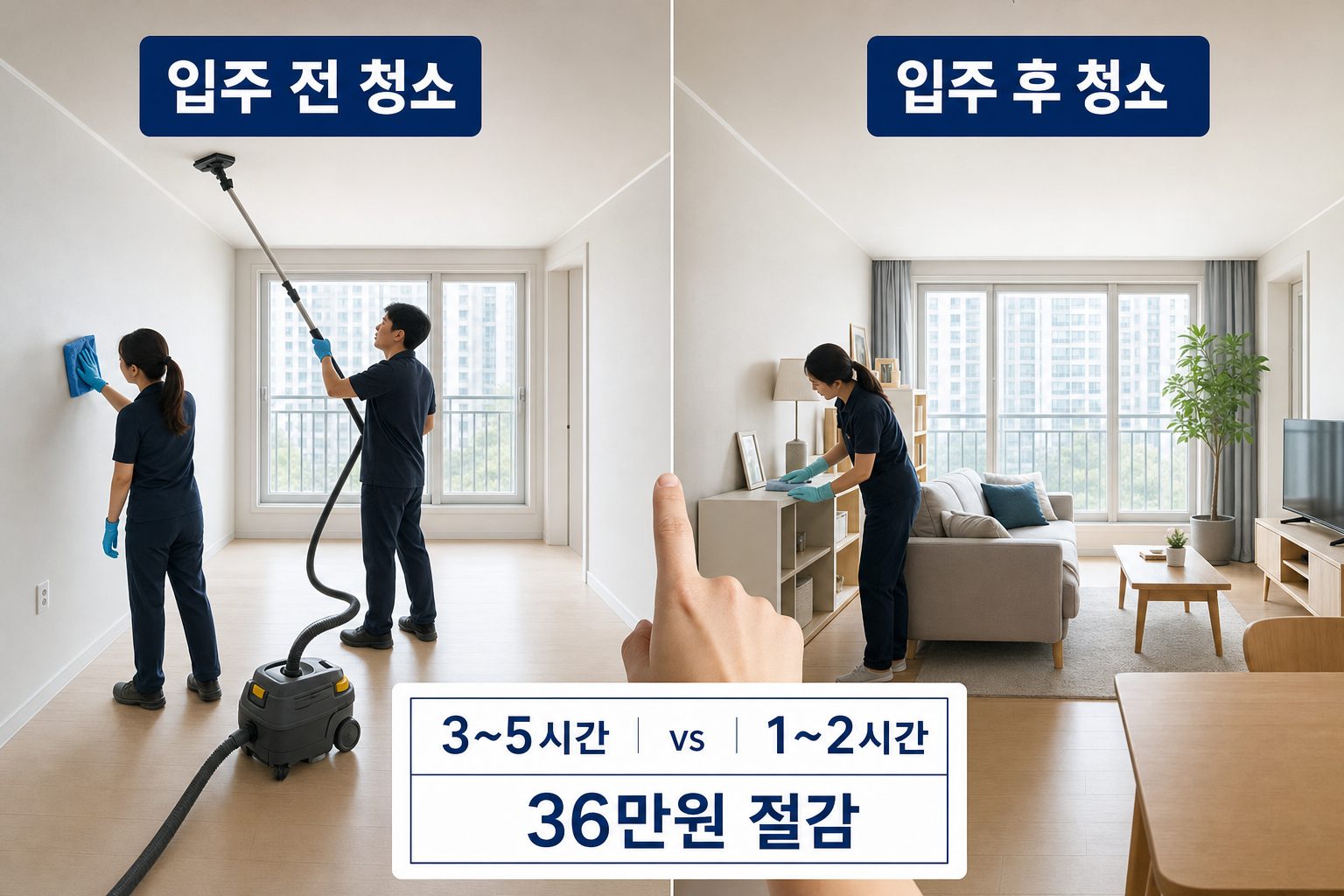 입주전청소 입주 전 청소와 입주 후 청소 중 어떤 걸 먼저 해야 하나요