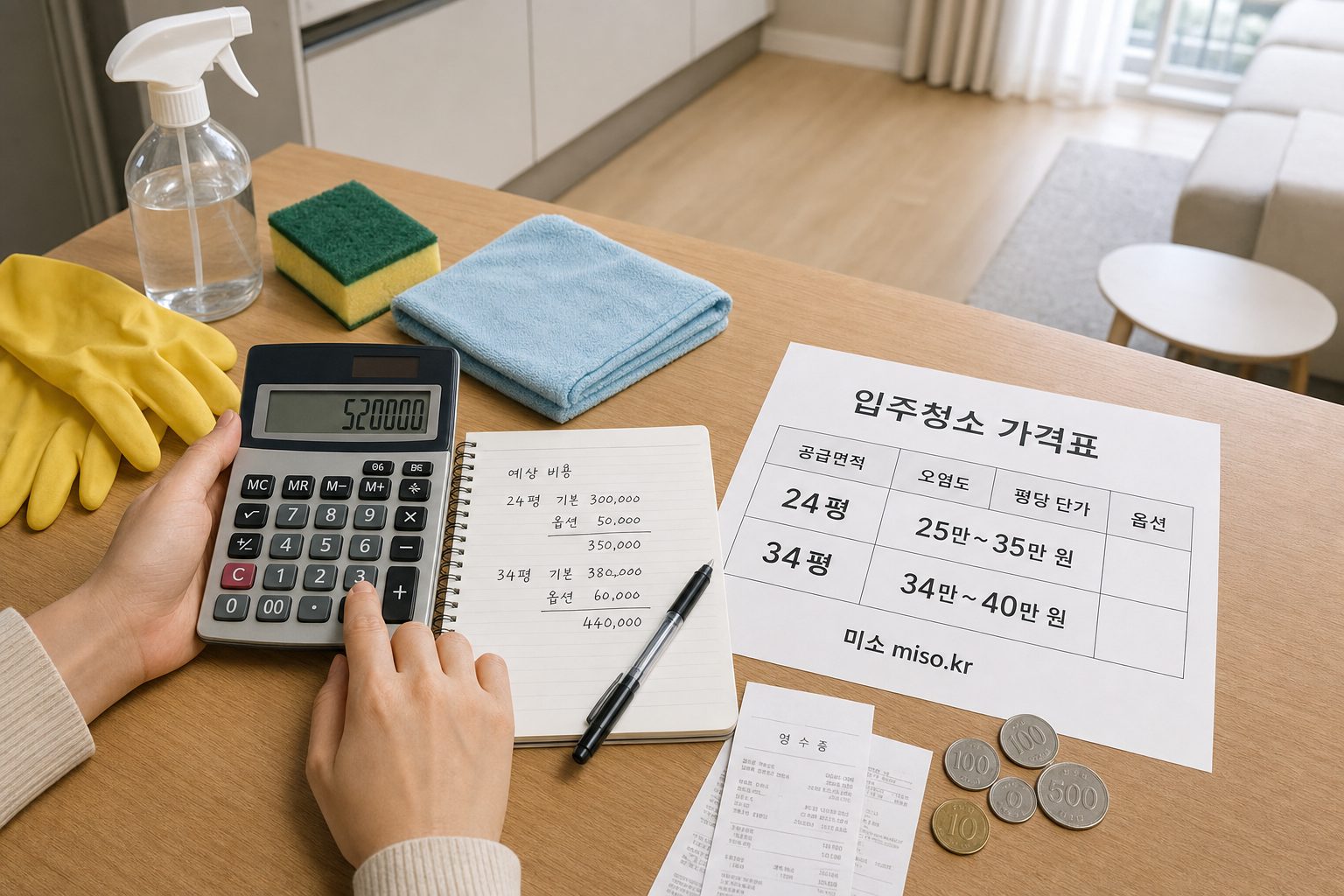 아파트 입주청소 가격은 어떻게 산정되나요? 아파트입주청소가격 안내