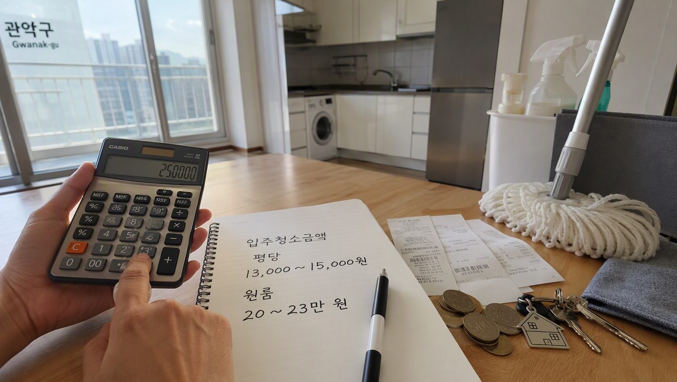 입주청소금액