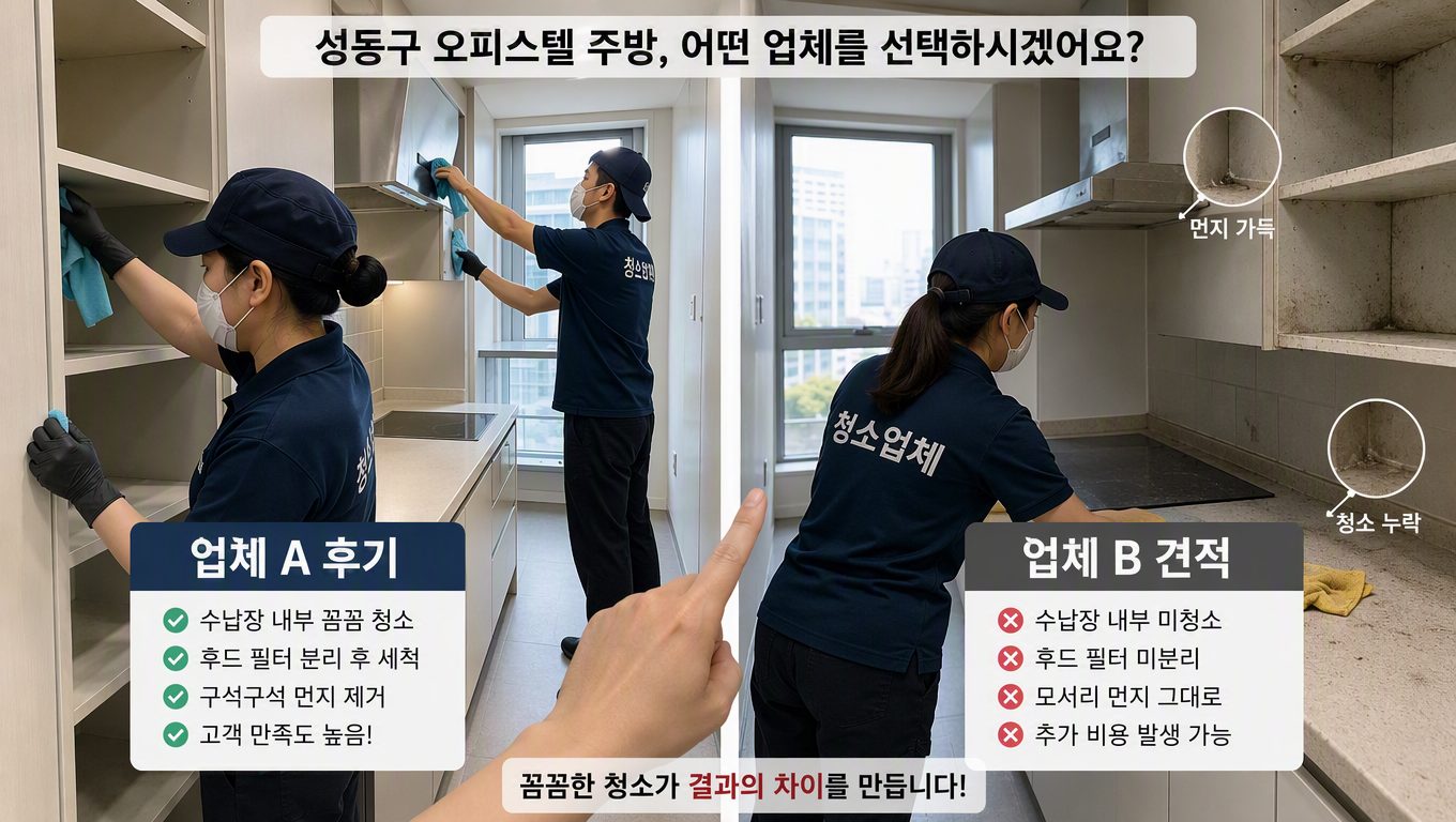성동구입주청소 후기와 업체 비교