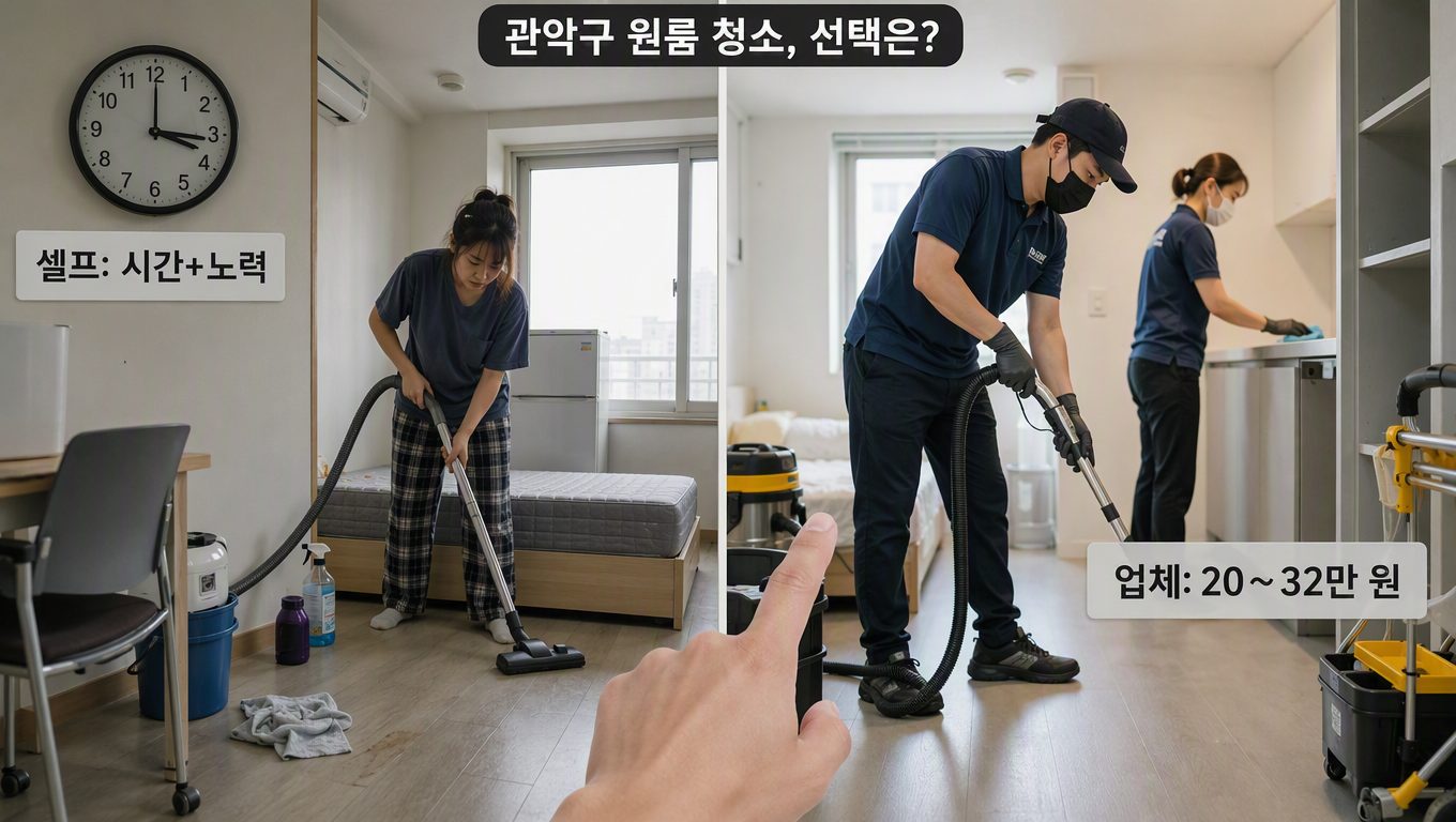 원룸입주청소 셀프와 업체 이용 중 어떤 선택이 합리적인가요