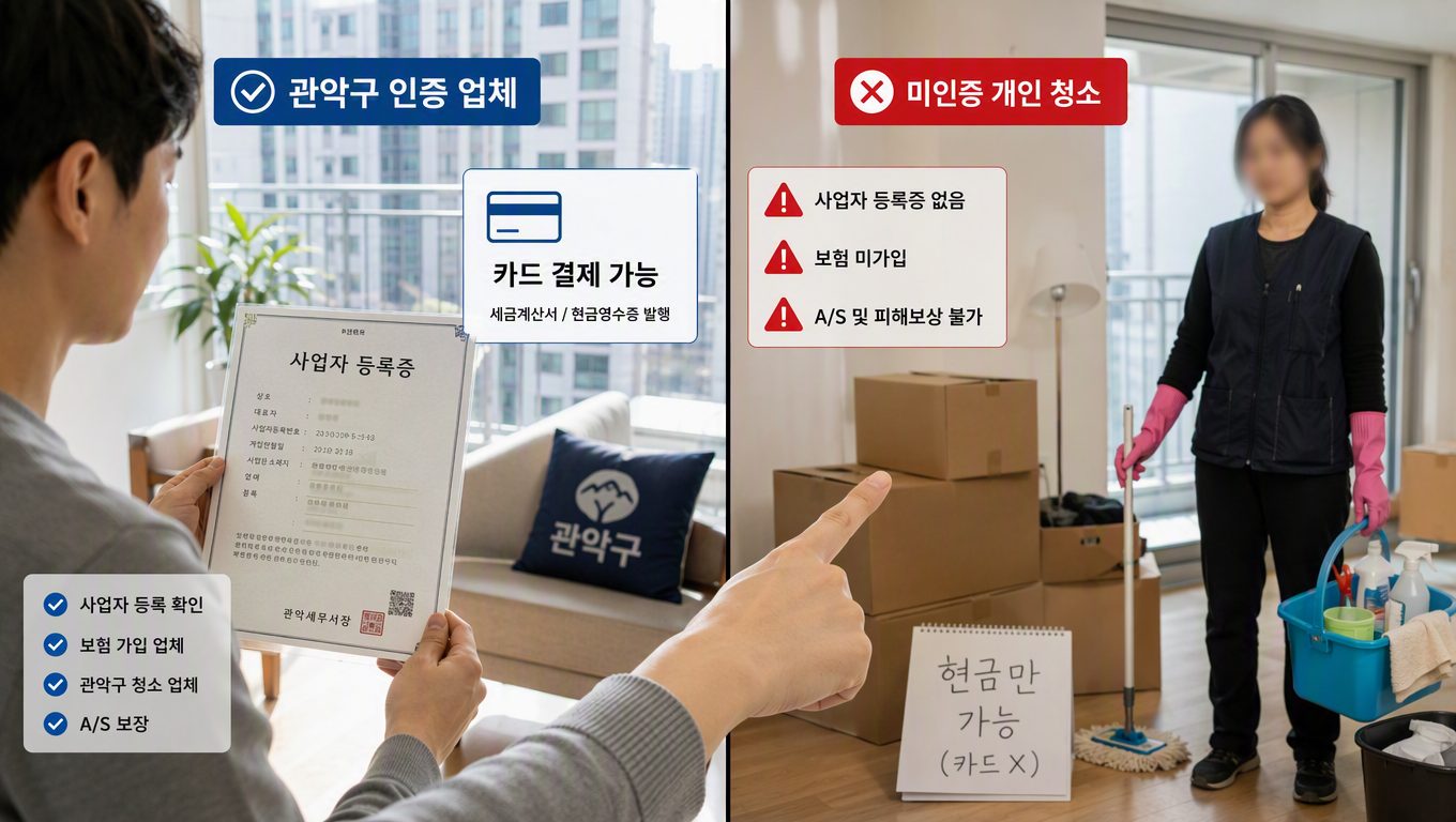 관악구 이사청소업체 선택 기준 확인하기
