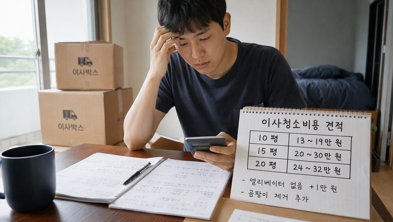 이사청소비용 견적, 평수별 차이와 추가 비용 발생 상황