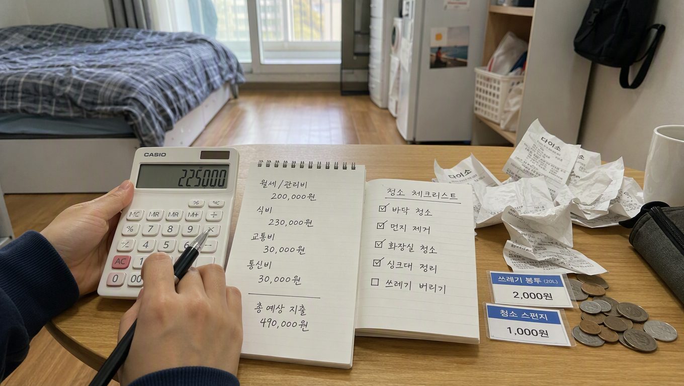 원룸입주청소 이유와 순서, 비용과 추가 비용 발생 경우
