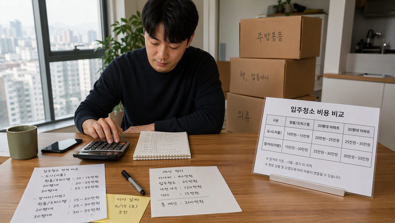 서울이사청소 비용 기준과 업체 선택·A/S 확인 방법