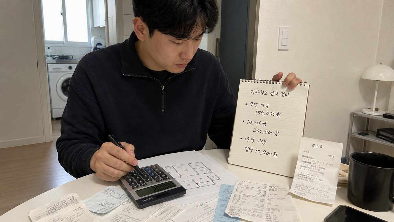입주청소비용 실제 사례와 공간 구성 영향