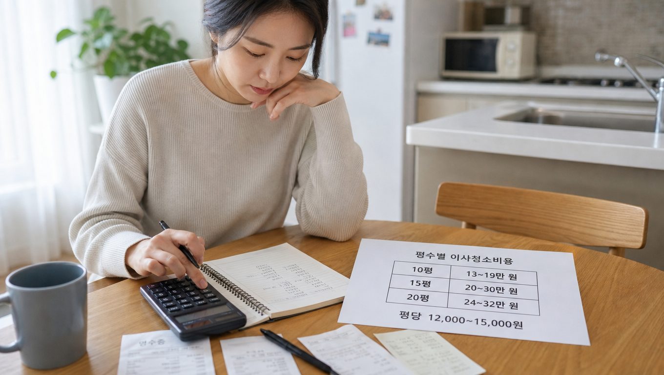 이사청소비용 견적 평수별 기준과 추가 비용, 업체 선택 포인트